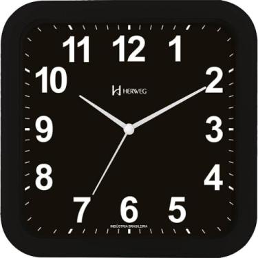 Imagem de Relógio de Parede Quartz Preto