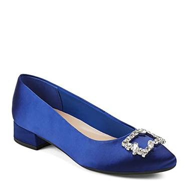 Imagem de Easy Spirit Carisma 2 escarpim feminino, Cetim azul royal, 5