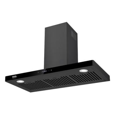 Imagem de Coifa e Depurador de Parede Eos 90cm Maxxi Air Digital Touch Inox Preto Epco90ptdp 110v