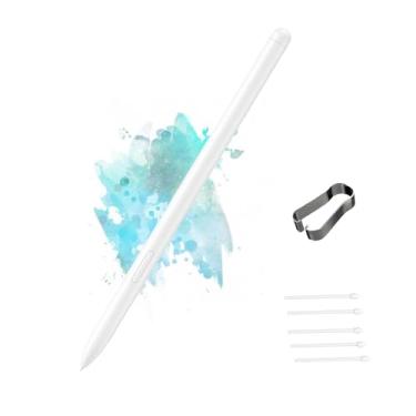 Imagem de Caneta Galaxy Tab S9 FE S para Samsung Galaxy Tab S9 FE Caneta Stylus de substituição para Galaxy Tab S9 FE Plus S Pen com 4.096 níveis de pressão + 5 pontas grátis (bege)