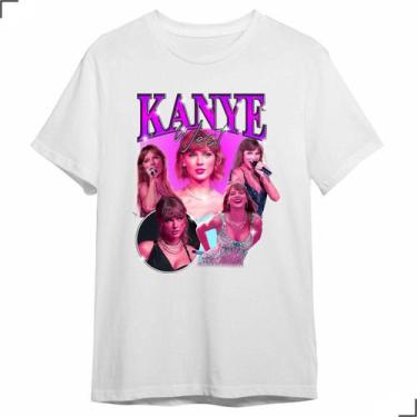 Imagem de Camisa 100% Algodão Taylor Swift X Kanye West Vintage Memes - Asulb