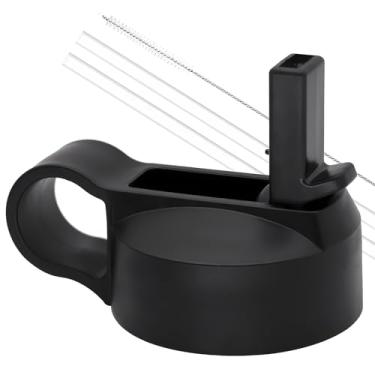 Imagem de Ouharty Tampa de canudo de substituição para garrafa de água de boca larga Hydroflask, tampas superiores com canudo para acessórios Hydro Flask, tampa de canudo de substituição para garrafa de boca larga Hydroflask 32 40 de 1,8 l