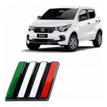 Imagem de Emblema Ítalia Grade Radiador Fiat Mobi 2021 2022 2023 Original