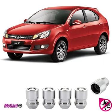 Imagem de Porca Trava Antifurto Roda Jac J3, J5, J6, T5, T6 Original - MCGARD