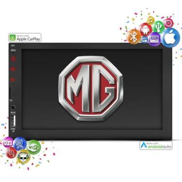 Imagem de Central Multimidia 2 Din Mp5 Carplay Android Auto Wifi MG - First Opti