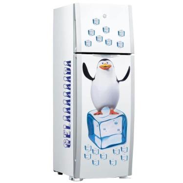 Imagem de Adesivo Decorativo para Geladeira, Móveis ou Paredes. Tema Pinguim Gel