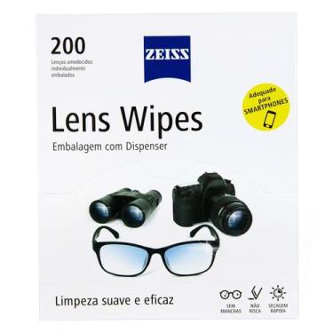 Imagem de Lens Wipes Zeiss Com 200 Lenços Umedecidos