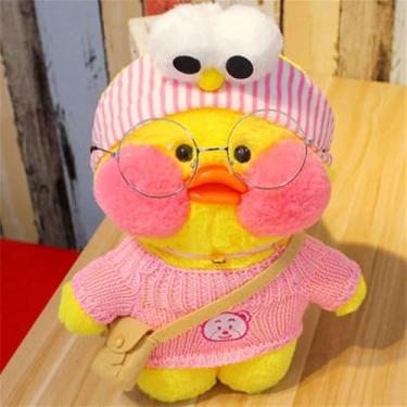 Imagem de Lalafanfan Pato de Pelúcia Amarelo 30cm, Brinquedo de Pelúcia, Pato de Pelúcia Kawaii (23)