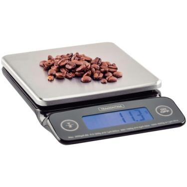 Imagem de Balança de Cozinha Digital Tramontina  3kg Inox Adatto 61101050