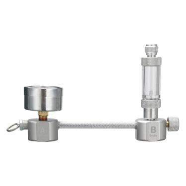 Imagem de Sistema Gerador de CO2, Liga de Alumínio, Controle de Temporizador, Indicação de Vazão, para Aquário (tipo 4)