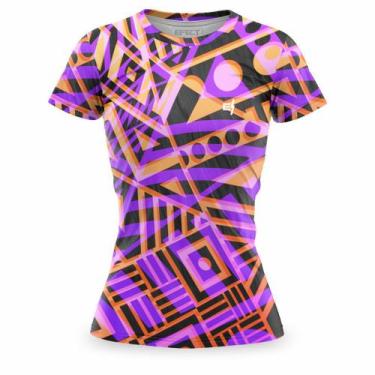 Imagem de Blusa Feminina Academia Estampada Fitness Caminhada Treino Corrida Cam