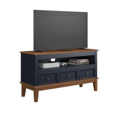 Imagem de Rack 3 Gavetas - Apaixone&Decore, Azul Petróleo