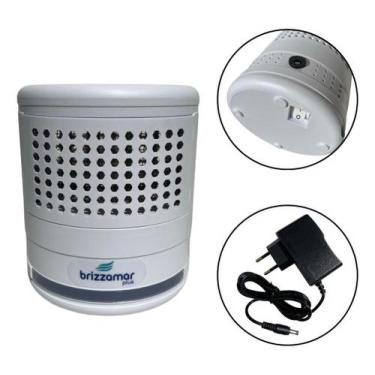 Imagem de Purificador De Ar Lonizador E Ozonizador Brizzamar Plus, Branco, 110V/