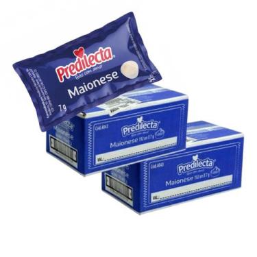Imagem de Kit 2 Cx Maionese Sachê Predilecta Caixa Com 144 Sachê de 7g