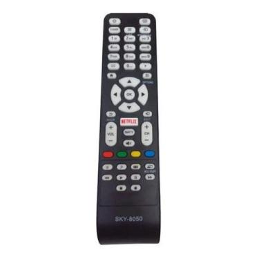 Imagem de Controle Remoto Compatível Tv Aoc Smart Lcd Led Botão Netflix 8050 - N