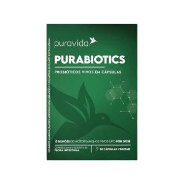 Imagem de Purabiotics Probióticos Vivos Em Cápsulas Puravida 30 Cáps, Sem sabor