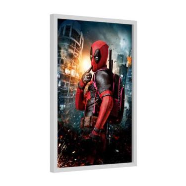 Imagem de Quadro decorativo - deadpool - marvel - Cultture, 60x40cm, BRANCO