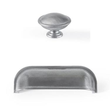 Imagem de Kit 15 Puxadores  Moveis Puxador Concha  Puxador Armario - Telis Ferra