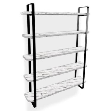 Imagem de Nicho Prateleira De Parede Expositor Organizador Arusi 100 Esmaltes 5 