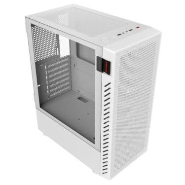 Imagem de Gabinete Gamer Bolter White GHOST - Lateral em Vidro - PCYES - GBWGPBR