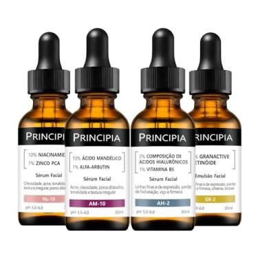 Imagem de Principia Kit 4 Séruns Niacinamida + Hialurônicos + Mandélico + Retinóide