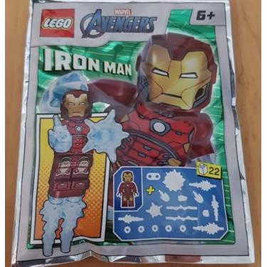Imagem de Blue Ocean Marvel Super Heroes Iron Man Minifigura 22 Peças e 1x Minifigurinha 45mm x 15mm x 5mm