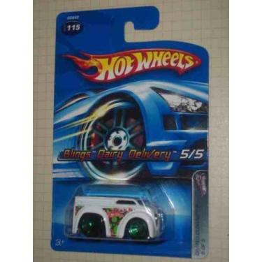 Imagem de Hot Wheels Crazed Clowns 2 Series #5 Blings Dairy Delivery #2005-115 Collectible Collector Car Mattel 1:64 Scale