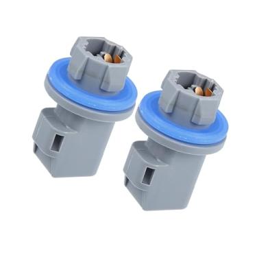 Imagem de INFINAUTO Placa de Licença Luz Traseira Luz de Freio Soquete No.F81Z13411AA para Ford F-150 2004-2021 Plástico Cinza (conjunto de 2) Design Elegante