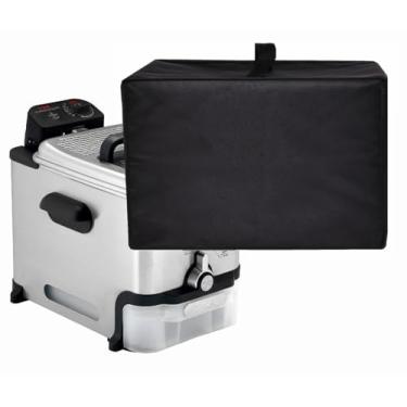 Imagem de Capa de fritadeira, impermeável resistente ao calor, compatível com T-fal 3.5L filtragem de óleo FR702D51 fritadeira de aço inoxidável