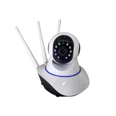 Imagem de Câmera De Segurança Para Sua Residência Wi-fi Com 3 Antenas - Multi Qu