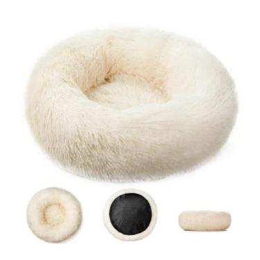 Imagem de Cama Pet Nuvem Redonda Para Cães e Gatos - Mimos Pet da Pry, palha