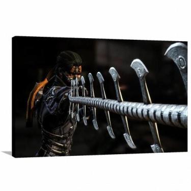 Imagem de Quadro Mortal Kombat decorativo com Tela em Tecido - Wall Frame