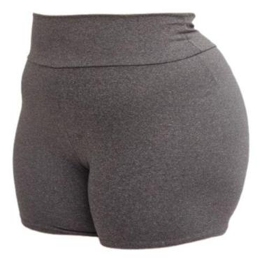 Imagem de Short Fitness Plus Size Feminino Curto Reforçado Cós Alto - Rivas, Cin