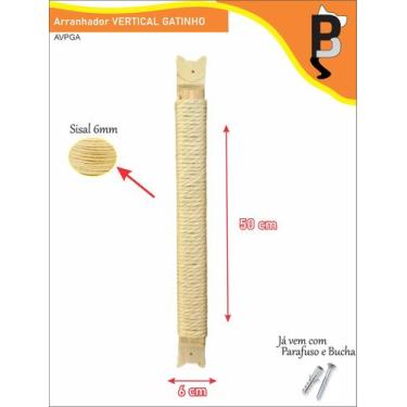 Imagem de Arranhador Vertical de Gatinho - Pet Brutus