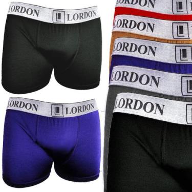 Imagem de Kit 12 Cuecas Box Boxer P ao Plus Size Adulto Masculino Estampadas e L