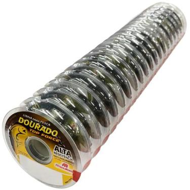 Imagem de 20pçs Linha Mono Dourado Top Force 0,25mm 10,6lbs 100m - MAZZAFERRO, T