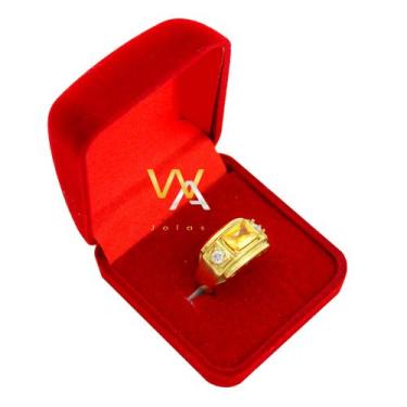 Imagem de Anel de formatura pedra Amarelo Topázio ( Farmácia ) - WA JOIAS, 17