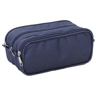 Imagem de Estojo LS Bolsas Triplo Azul Marinho - EE2139