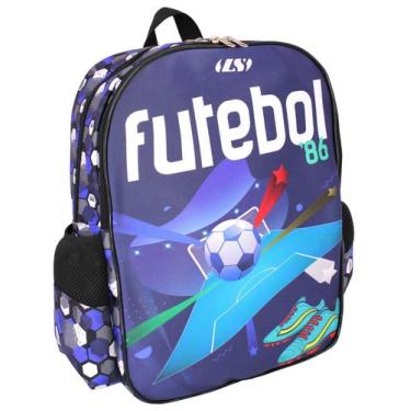 Imagem de Mochila Masculina Infantil LS Futebol 86 Grande Com 4 Divisões - MO423