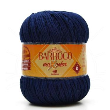 Imagem de Barbante Barroco MaxColor nº 6 400g - CÍRCULO, 2856 ANIL PROFUNDO
