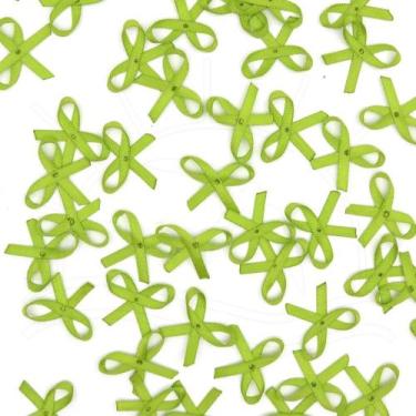 Imagem de Lacinho de Cetim nº 0 - 50 unidades - Laços e acessórios, VERDE LIMÃO