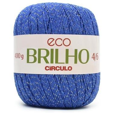 Imagem de Barbante Eco Brilho Circulo - CÍRCULO, 2775 AZUL BIC/PRATA