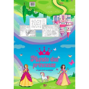 Imagem de Mundo Das Princesas - Livro Para Colorir Com Atividades
