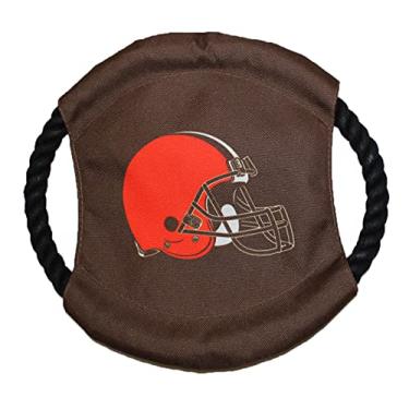 Imagem de Littlearth NFL Cleveland Browns Brinquedo unissex NFL Cleveland Browns Team disco voador, cor do time, 24 x 23 cm