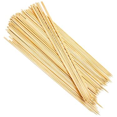 Imagem de GOOD LIVING Espetos de bambu natural de 30,5 cm para grelhar, kebab, frutas, marshmallow - 100 espetos por pacote