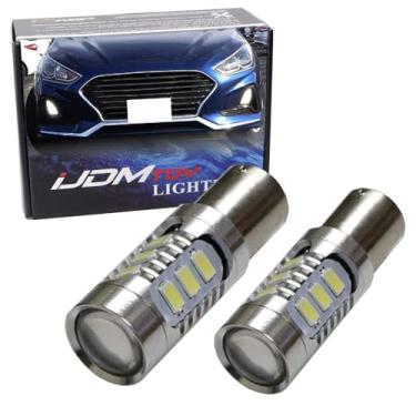 Imagem de iJDMTOY (2) lâmpadas DRL de LED de Xenon branco 6000 K de rodagem diurna compatível com Hyundai Sonata SE/Eco 2018-2019