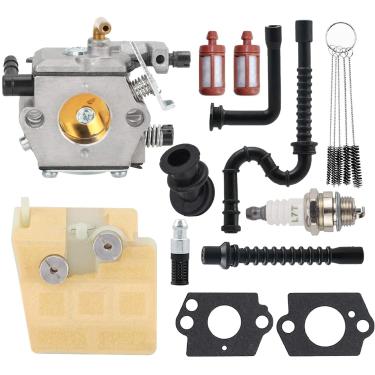 Imagem de Hippotech Carburador 1121 120 1612 para motosserras Stihl MS260 026 MS240 MS 240 024 024AV 024S Carburador para Walbro WT-194 WT-194-1 com kit de ajuste de vela de ignição de filtro de ar