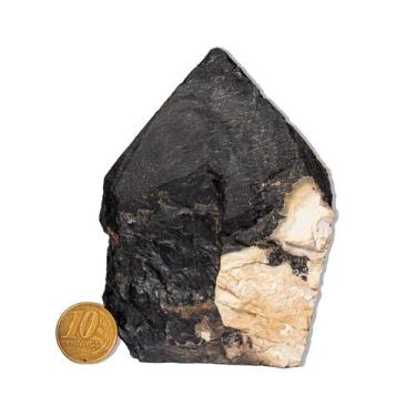 Imagem de 01 Ônix Preto Pé e Bico Serrado 400 a 500g 8 a 12cm Tipo B - Cristaisd