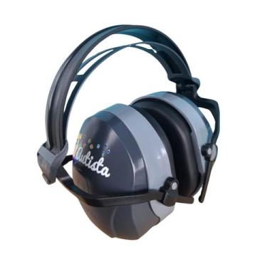 Imagem de Abafador de Ruido Barulhos Autistas Cinza Proteção de 26 db - Coleção 