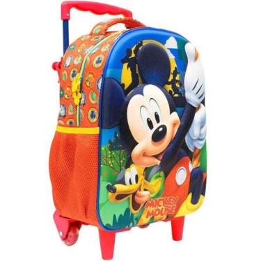 Imagem de Mochila De Rodinha Mickey Mouse Vermelho Xeryus